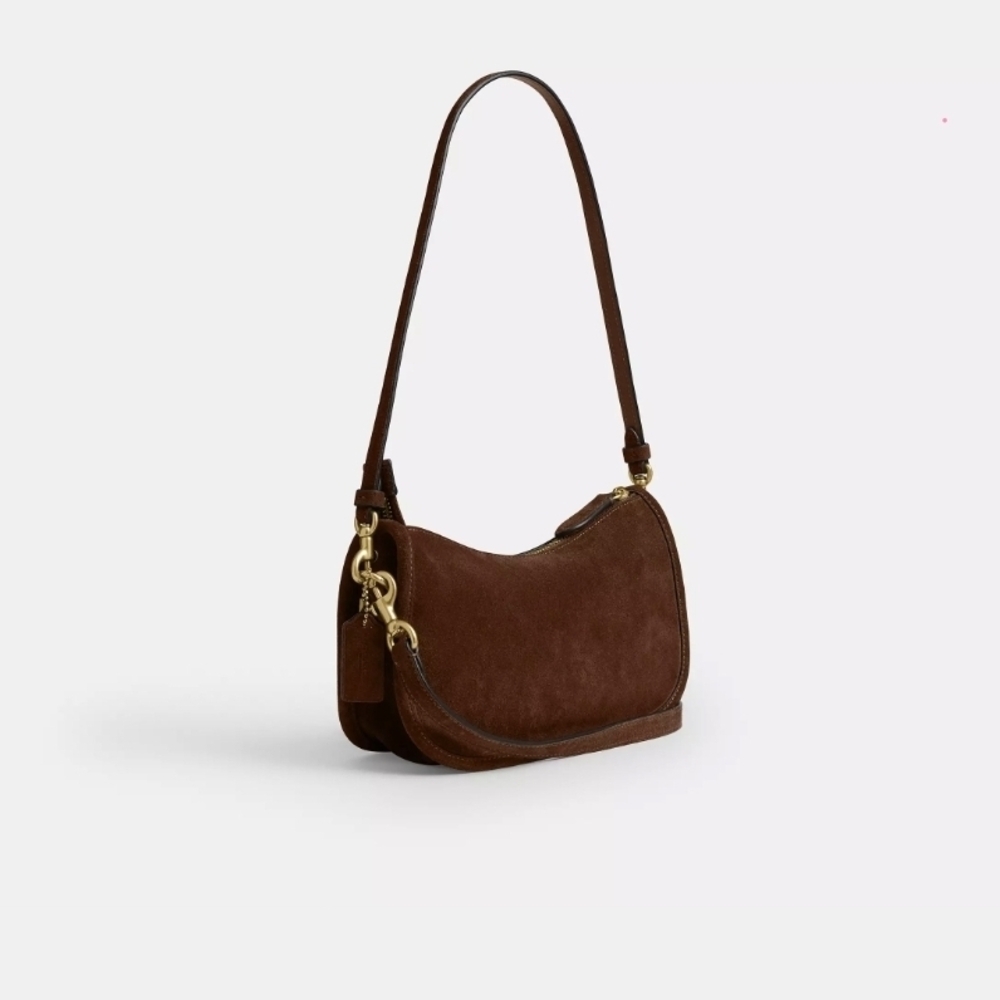 Coach - Waverly Bag - Suede Warm Brown - Picture 2 of 8
